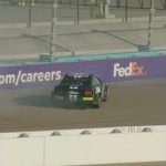 Wreck | Gilliland spins, makes contact with wall at Next Gen test | #shorts
