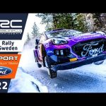 M-Sport Ford WRC Rally Highlights : WRC Rally Sweden 2022 : Ford Puma Rally1 Rally Car