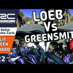 Sébastien Loeb Vs Gus Greensmith : WRC Rally Onboard Split Screen from WRC Rallye Monte-Carlo 2022