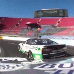 Watch Kevin Harvick's first laps at the LA Coliseum | #shorts | NASCAR