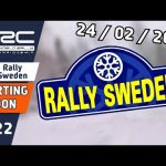 WRC Rally Sweden 2022 Starts on 24 / 02 / 2022. Flat Out Rally Action on SNOW!