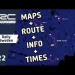WRC Rally Sweden 2022 : Maps : Route : Stage Info : Times