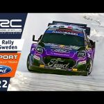M-Sport Ford WRC Rally Highlights : WRC Rally Sweden 2022 :  Day 1 : Ford Puma Rally1 Rally Car
