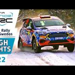 WRC Rally HIghlights : Rally Sweden 2022 : Junior WRC Day 1