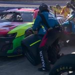 Sparks! William Byron's crew has issues on pit road | #shorts