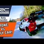 FPV Drone Chases Rally Cars : Best Drone Shots from WRC Rally Sweden 2022