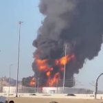 ‘Is my car on fire?’ – Max Verstappen smells fumes from huge blaze 12 miles away during Saudi Arabia GP practice