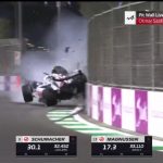 Watch horror 170mph Mick Schumacher crash with Saudi Arabian GP qualifying red-flagged as ambulance races onto track