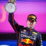 Watch F1 champ Max Verstappen race ONE-HANDED at 200MPH as he tries to remove piece of plastic during Saudi Arabian GP