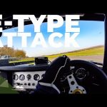 Onboard Le Mans racer muscles Jaguar E-type around Goodwood