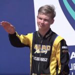 Russian go-karting champ, 15, appears to perform Nazi salute on podium before bursting into laughter