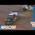Chandler Smith spins after contact from Christian Eckes | NASCAR Camping World Truck Series