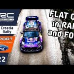 WRC Rally Onboard Craig Breen : Ford Puma Rally1 Rally Car : M-Sport Ford : WRC Croatia Rally 2022