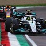 Red Bull's Max Verstappen insists lapping bitter rival Lewis Hamilton at the Emilia Romagna GP was 'not anything exciting' - and he admits huge gap between them is due to 'slow' Mercedes