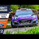 M-Sport Ford WRC Rally Highlights : WRC Croatia Rally 2022 : Ford Puma Rally1 Rally Car