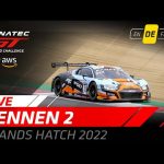 LIVE Rennen 2 | Brands Hatch | Fanatec GT World Challenge Powered by AWS (GERMAN)