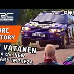 WRC History :  Ari Vatanen in the NEW Subaru Impreza on Rally Finland 1993