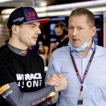 Max Verstappen’s dad relishes Lewis Hamilton’s F1 woes after watching star son LAP Mercedes rival at Emilia Romagna GP