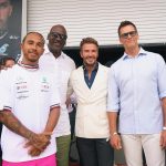 celeb takeover Lewis Hamilton poses with David Beckham, Tom Brady and Michael Jordan as US sporting royalty flocks to F1’s Miami GP