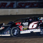Dominant Larson Rules The Dirt Track