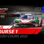 LIVE | Course 1 | Magny Cours | Fanatec GT World Challenge Powered by AWS 2022 (Français)