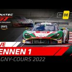 LIVE | Rennen  1 | Magny Cours | Fanatec GT World Challenge Powered by AWS 2022 (Deutsche)