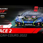 LIVE | Race 2 | Magny Cours | Fanatec GT World Challenge Powered by AWS 2022 (English)