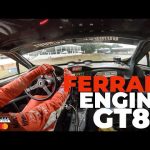 Onboard Ryan Tuerck's Ferrari V8-engined Toyota GT486 drifting Goodwood | FOS 2021