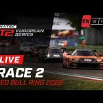 LIVE Race 2 | Red Bull Ring | Fanatec GT2 European Series 2022 (English)