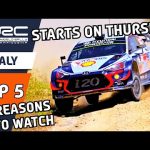 Top 5 Reasons to Watch WRC Rally Italia Sardegna 2022