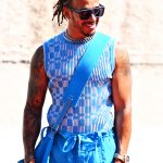 Lewis Hamilton makes fashion statement ahead of Monaco Grand Prix with daring blue outfit and matching satchel