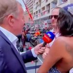 fans fume as Sky Sports pundit Martin Brundle is denied Monaco GP grid interview with Bridgerton star Simone Ashley