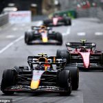 Red Bull's Sergio Perez takes the chequered flag at delayed Monaco Grand Prix after Mick Schumacher's heartstopping crash as devastated Charles Leclerc comes fourth after pit-stop drama