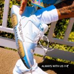 ‘Always with us V’ – Lewis Hamilton remembers Louis Vuitton designer and close pal Virgil Abloh with trainer tribute