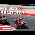 #OnThisDay - Misano 2017 WorldSBK Race 1 - Davies vs Rea on the last lap