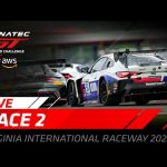 LIVE | Race 2 | Virginia | Fanatec GT World Challenge America Powered by AWS 2022