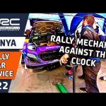 Frantic Service with Rally Mechanics on Loeb´s M-Sport Ford Puma : WRC Safari Rally Kenya 2022