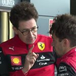 Charles Leclerc says Ferrari told him to 'stay out' and not change to quicker tyres, moaning he 'lost so much time' to his rivals before finishing FOURTH at Silverstone... as footage shows him in a tense exchange with team principal Mattia Binotto