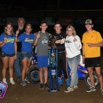Kameron Key Notches POWRi 600cc Outlaw Non-Wing Micro Victory at Sweet Springs