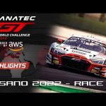 Race Highlights | Misano 2022 | Race 1 | Fanatec GT World Challenge Europe Powered by AWS