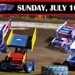Rainfall Postpones POWRi 410 Wing Outlaw League Visit to Lee County Speedway