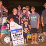 Aubrey Smith Shines in POWRi 600cc Outlaw Non-Wing Micro Victory at Sweet Springs
