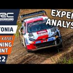 WRC Expert Analysis : Asahi KASEI Turning Point : WRC Rally Estonia 2022