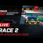 LIVE | Race 2 | Spa-Francorchamps  | Fanatec GT2 European Series 2022 (English)