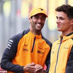Aussie F1 star Daniel Ricciardo gets his Italian wrong and calls teammate Lando Norris a VERY rude name four times while interviewer desperately tries to correct him
