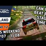 Esports WRC 2022 using WRC 10 - Round 12 - Rally Finland - World Record Stage Time!