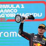 Max Verstappen takes stunning Hungarian GP victory from way down in 10th on the grid as Lewis Hamilton's flying finish sees him overtake his Mercedes team-mate George Russell and grab second