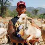 Meeting the GOAT! Seven-time world champion Lewis Hamilton enjoys a break from F1 in beautiful Rwanda... just two weeks out from crucial Belgian Grand Prix as he chases rival Max Verstappen