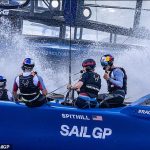 It's Formula One... on the water! Red Bull stars Max Verstappen and Sergio Perez go head-to-head racing 100km/h SailGP boats in Saint-Tropez before heading to the Italian Grand Prix at Monza
