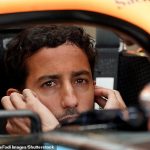 Daniel Ricciardo loses it at rogue photographers with explosive rant over team radio during F1 practice session: 'I'm happy to hit one of them'
